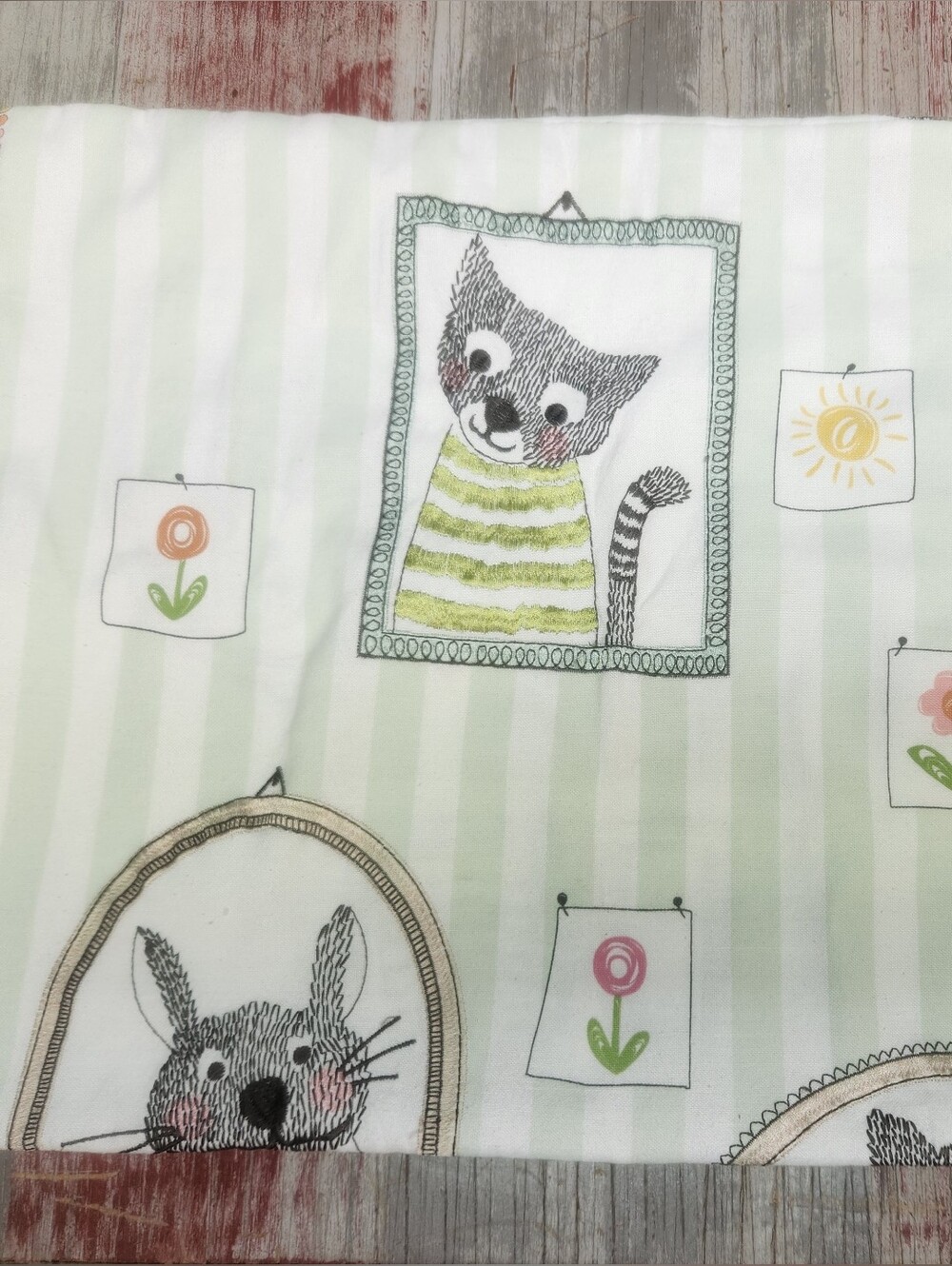 Woodland Creatures Handmade Toddler/Baby Pillowcase